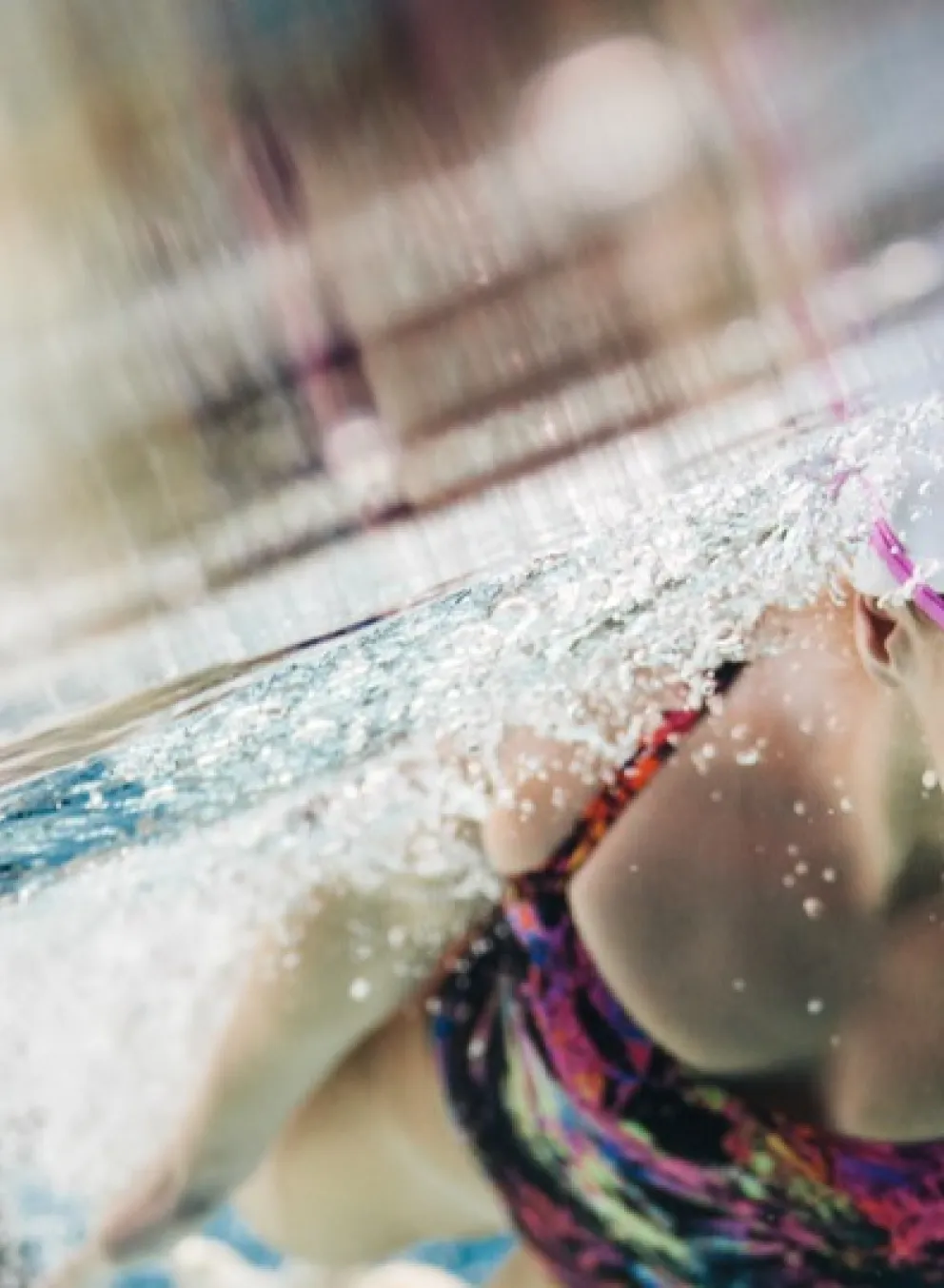 Lap swimming lady